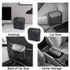 Mini Car Trash Can with Lid,Push-on Design Car Garbage Can,