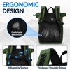Haimont Expandable Rolltop Backpack Commuter Carry on Backpack for Women