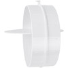 Plastic 6" inch Inline Backdraft Damper. Exhaust Connector with Damper