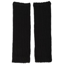 Atsugi WSA1399 Unisex Adult Double Braided Leg Warmers, Black