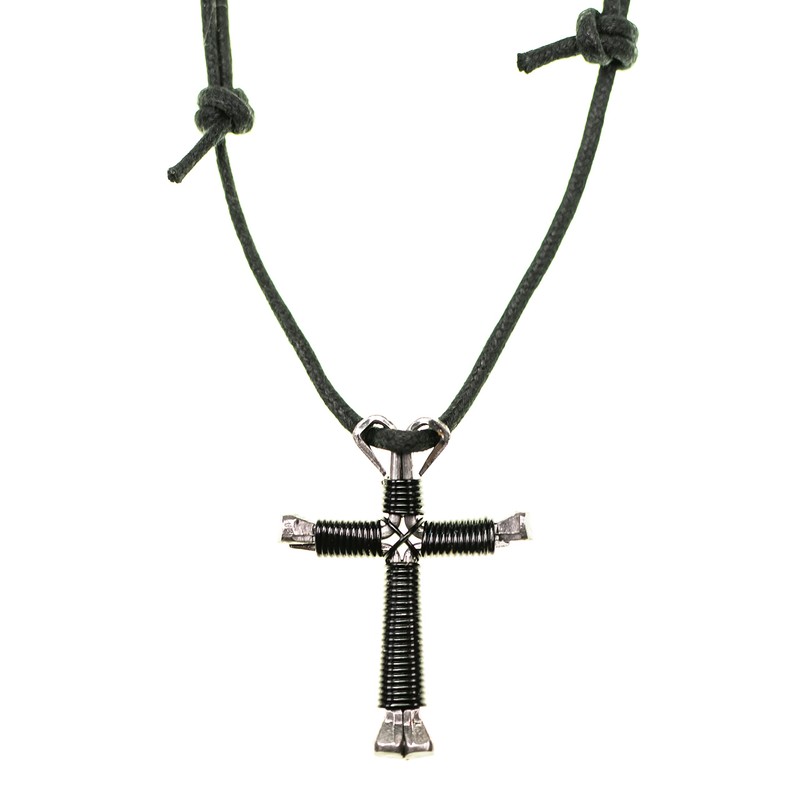 Intercession Horseshoe Necklace (Black)