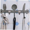 Ciieeo 5Pcs No Drill Hook Stainless Steel Vinyl Wallboard Hidden