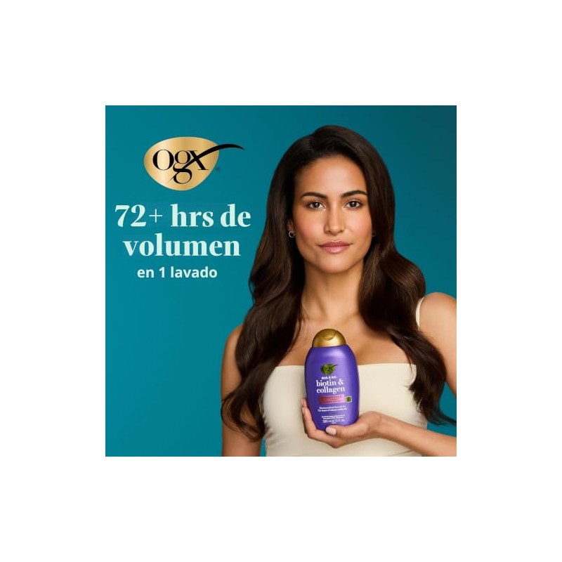 OGX, Acondicionador Volumen y Fuerza de Biotina y Colágeno, 385
