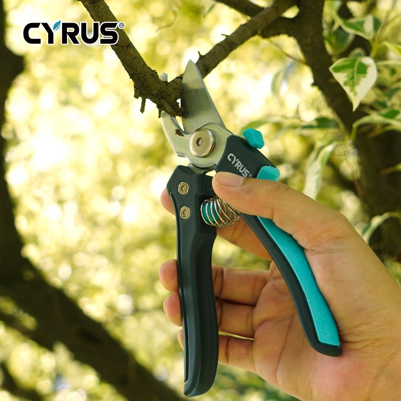 CYRUS Garden Shears, Portable Pruning Cutter Approximately 7 Inches