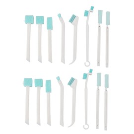 16pcs Small Cleaning Brushes Crevice Cleaning Detail Tiny Scrub Cleaner Brush for Window Tracks Groove Humidifier Car Bottle Keyboard