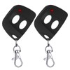 Kingdder 2 Pcs 8 Dip Switch Garage Door Remote Two