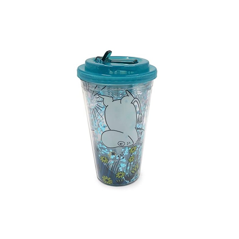 Puckator Moomin Double Walled Cup & Straw
