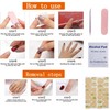 Glitter Leopard Print Press on Toenails Short Square Fake Toenails