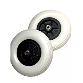 Pride 8x2 200x50 Caster Wheels Jazzy  Wheelchair PU Foam Casters 8"X2" Better Strength