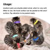 30Pcs Puppy Whelping Collars, Newborn Pet Collars, Adjustable Identification Collar,