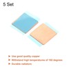 sourcing map Heatsink Copper Sheet Washer, 0.5mm Thick Pad with