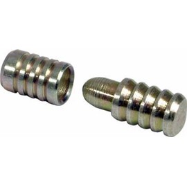 Model Rail Chromatized Steel Baseboard Alignment Dowels for Ø 8 mm hole (10 Sets)