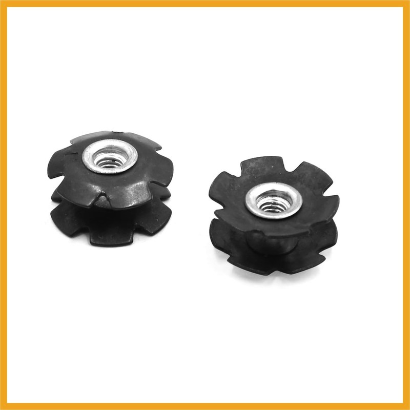 Partuto 2Pcs Metal MTB Bike Cycling Bicycle Flanged Headset Star