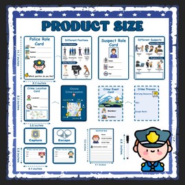 8 Pcs Pretend Play Police Tickets Police Role Play Set Pretend Play Paper Pads Police Officer Pretend Play Accessories Double Sided Receipt Book for Toddlers Education Birthday Party Gift Boys Toy