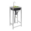 Commercial Stainless Steel Single Bowl Sink,Free Standing Utility Sink with