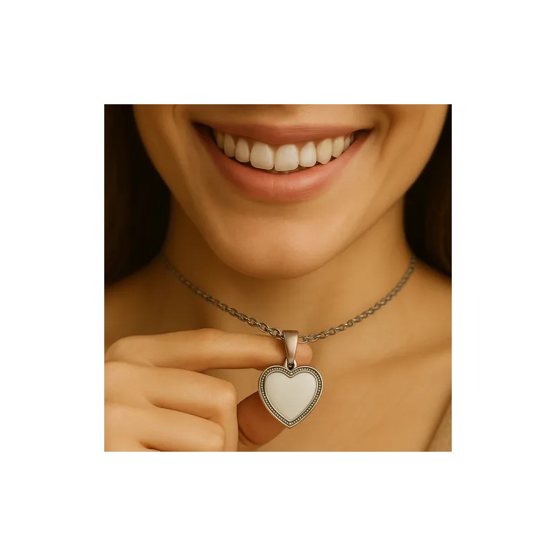 Collar De Culpa Tuya Mia Corazon Regalo Novia Aniversario
