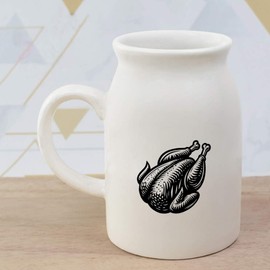 300ml 'Roast Chicken' Ceramic Milk Jug (MJ00019055)