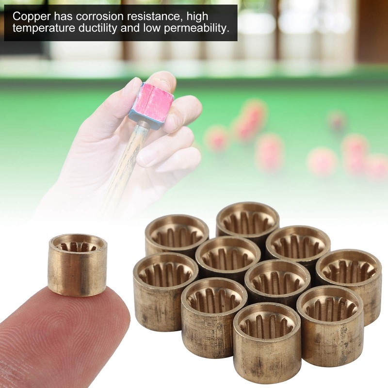 Zunate Pool Cue Ferrules, 9/9.5/10 mm Pool Billiard Cues Tips