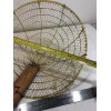 Unbranded Brass Chinese Restaurant 14" Spider Skimmer with Bamboo Handle