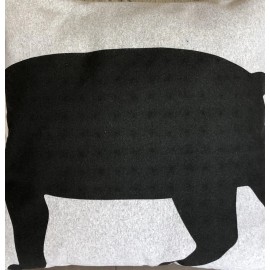 Handmade Pillow Covers 18x18 Decorative Square Printed Cotton Two-Sided Cat Lovers