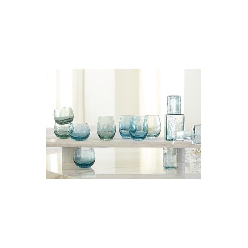 Santa Barbara Design Studio Seeded Drinking Glasses, Roly Poly Tumbler,