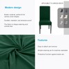 INTIRILIFE 1 x Elastic Chair Cover in Green with 38-45