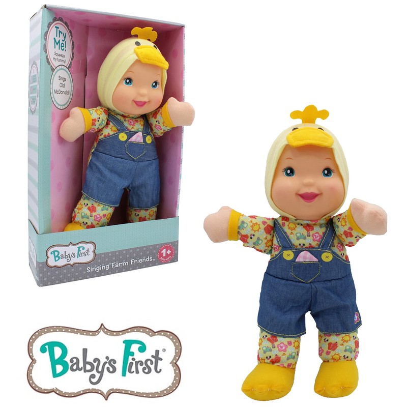 Baby's First 12" Farm Animal Friends Chick Soft & Cuddly