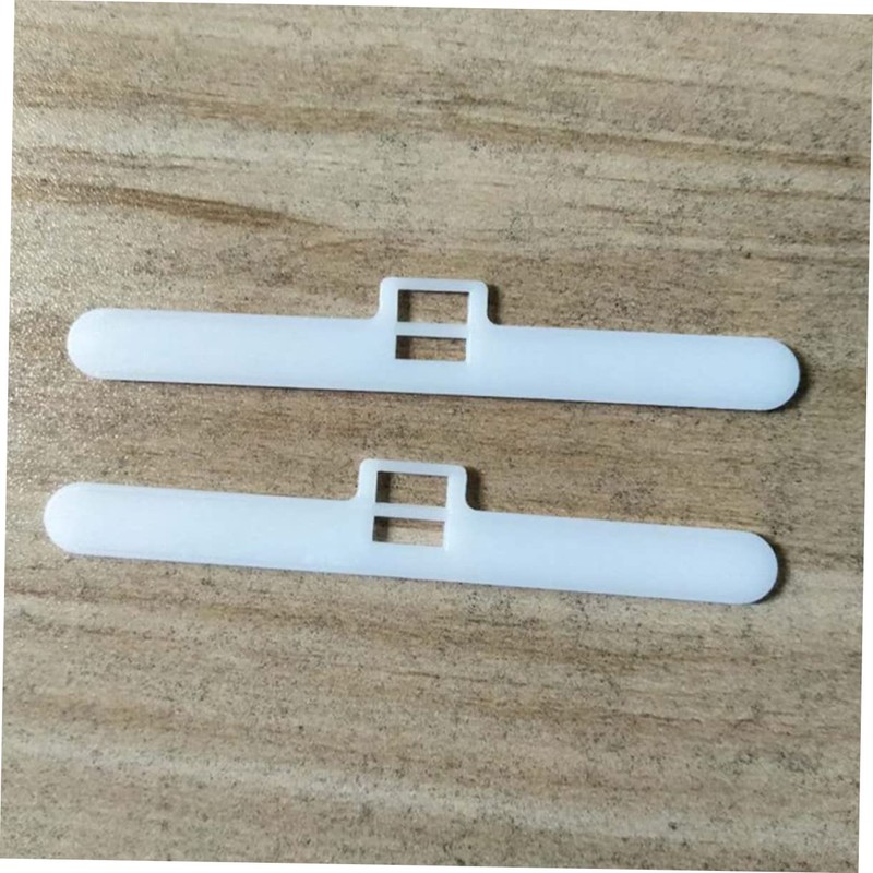 30Pcs Vertical Blind Top Hangers Double Hole Holders for 127Mm