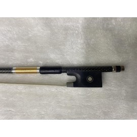 yinfeel gold/silver/blue/green/red wire carbon fiber violin bow 4/4 white horse hair for adult (golden)