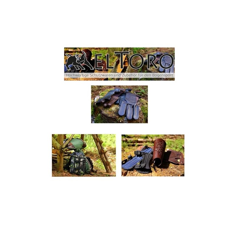 elToro Traditional Shooting Glove Black LARP (S)