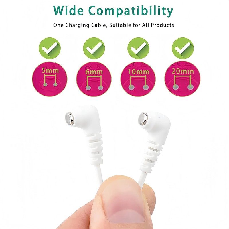 BFZDYQL Magnetic Universal USB Fast Charging Cable Cord for Massager,