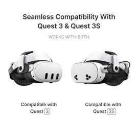 BOBOVR M3 Pro VR Battery Head Strap - Magnetic Quick-Swap Detachable Battery, Comfort Design,  MetaOculus Quest 3/Quest 3S Wearable Accessory enhanced support comfortable strap Extended Playtime