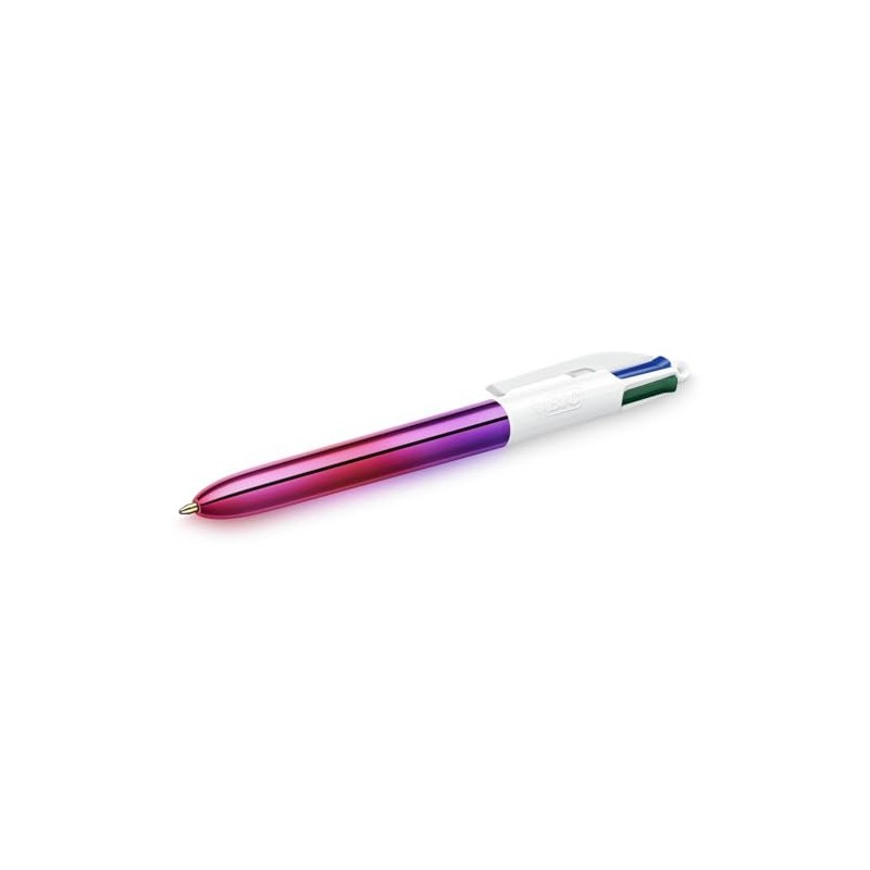BIC - 1 Ballpoint Pen 4 Classic Colours Gradient Medium