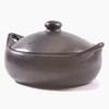 Ancient Cookware, Chamba Flat Clay Casserole, Medium, 3 Quarts