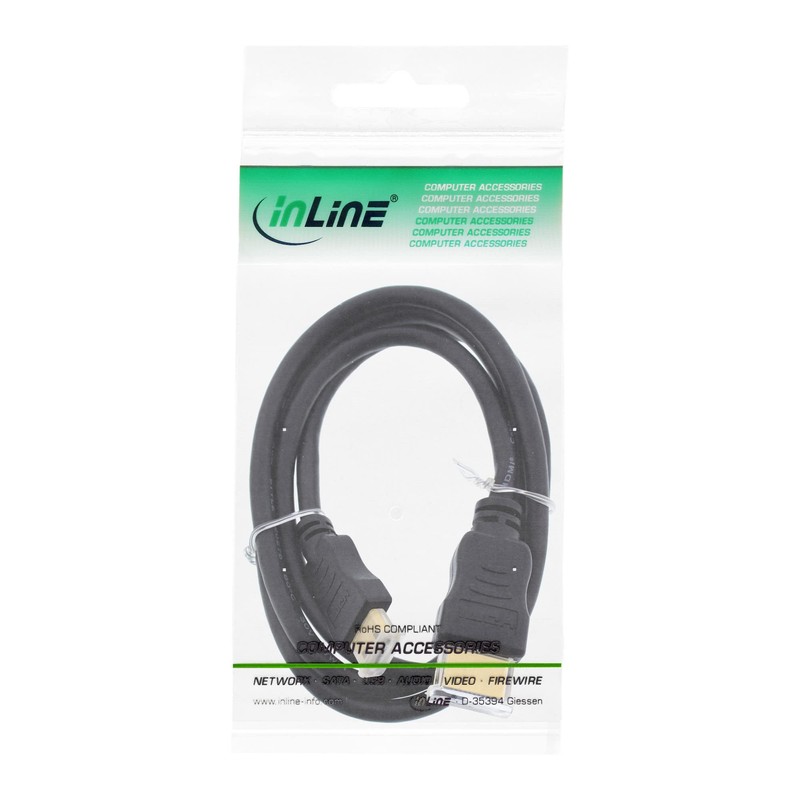 InLine 17461p 1 m HDMI MINI-HDMI Black