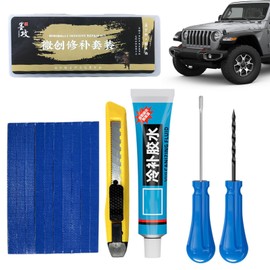 Tire Repair Tools | Portable Tire Repair Tools Tire Patch Kit - Lightweight Tire Patch Tools, Tire Plugging Kits for Bicycles, Motorbikes,