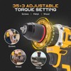 3/8" Brushless Compact Drill Tool Set, 85N.m 21V Cordless Drill
