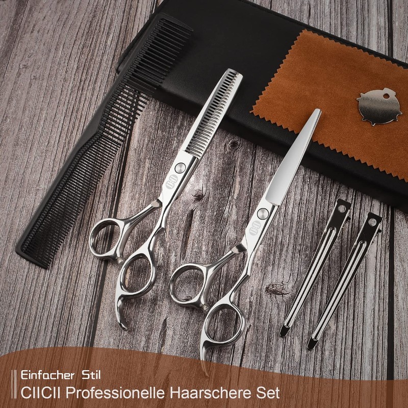 CIICII Professional Hairdressing Scissors Set