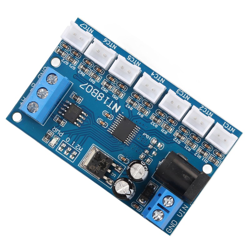 7 Channel RS485 Module NTC Temperature Sensor Measurement MODBUS RTU