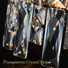 NISIDUN Modern K9 Crystal Pendant Lights Kitchen Island, Chrome Chandeliers