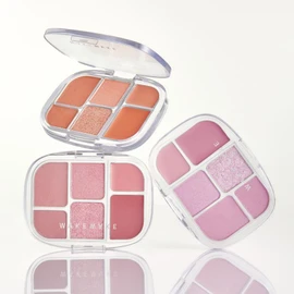WAKEMAKE Soft Sheer Multi Palette - [SET] 08 Still Pink (+Brush)