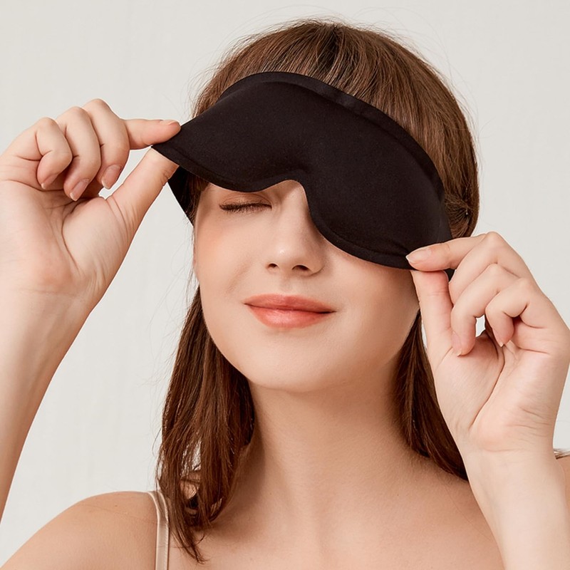 Minimalist Design Eye Sleep Mask, Non-Adjustable and Comfortable Headband Over