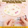 Evatage Jewelry Glue with 1002Pcs Stainless Steel Earring Posts and