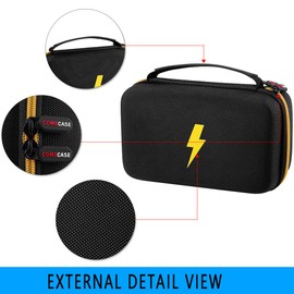 Comecase Hard Carrying Case for Fluke 87-V/ 88V/ 15B+/ 17B+ and More Digital Multimeter, Protective Travel Storage Bag - Black