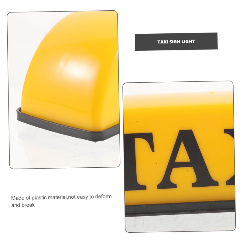 Operitacx Illuminated Sign Light for Taxi Led Car Sign Cab
