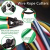 LEONTOOL Steel Wire Cutters 7.5 Inches Wire Rope Cutters Bicycle