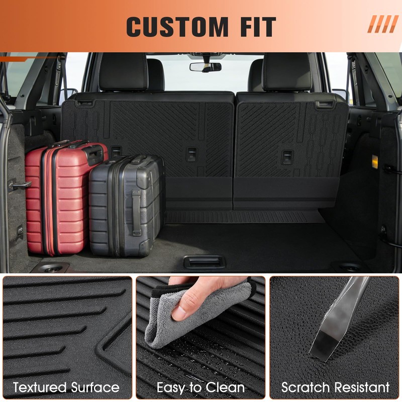 GEARCESS Rear Seat Back Cover Fit for Ford Bronco 4
