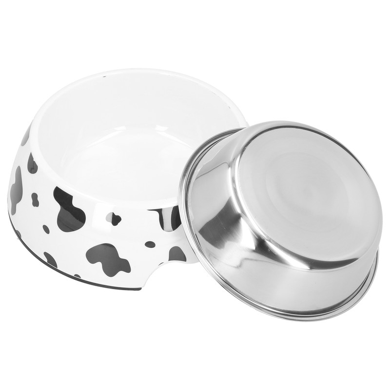 Dog Food and Water Bowl AntiSlip Base Stainless Steel Pet