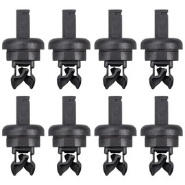CPJJ 8 Pieces Black Trunk Hat Rack Clips Parcel Shelf Cord Clips Compatible for Renaul t Clio Megan e Scenic Laguna M odus MK1 MK2 MK3 MK4,for Nissa n Qashqa i 2007-2019,7705099001 8200675047, black
