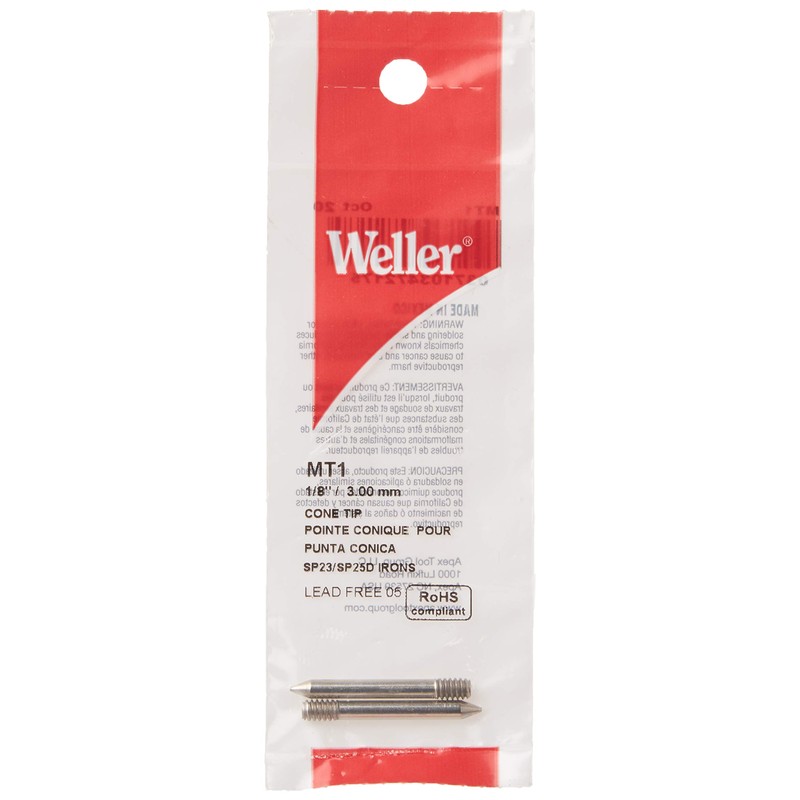 Weller MT1 -.031" /.8 mm Conical Tip For SP23 /